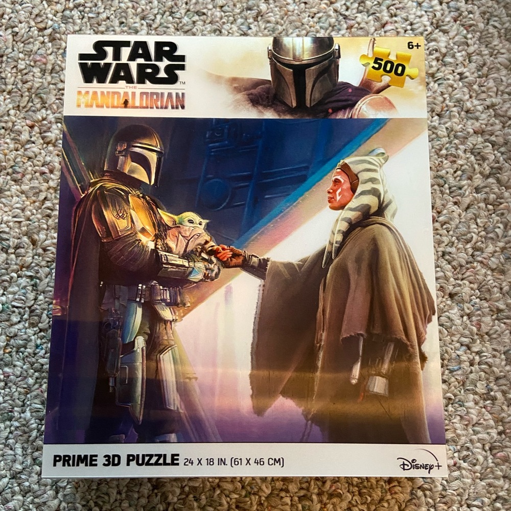 Star Wars The Mandalirian Prime 3D Puzzle 500 Pieces
